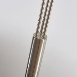 Lindby LED vloerlamp Anea, 168 cm, 3-lamps, nikkelkleurig