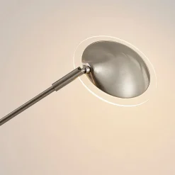 Lindby LED vloerlamp Anea, 168 cm, 3-lamps, nikkelkleurig