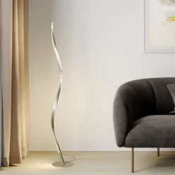 Lindby LED vloerlamp Criostal, RGBW, dimbaar, afstandsbediening