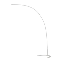 Lindby LED vloerlamp Danua, wit, metaal, hoogte 200cm