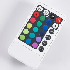 Lindby LED vloerlamp Hadis, RGB, afstandsbediening, wit, 120 cm