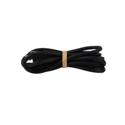 Lindby LED vloerlamp Isason, zwart, aluminium, Ø 11 cm