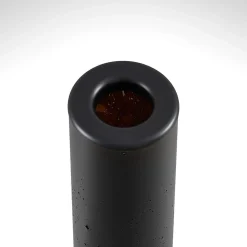 Lindby LED vloerlamp Lengla, zwart/goud, metaal, 104 cm