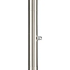 Lindby LED vloerlamp Ragna, nikkel, metaal, dimbaar