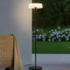 Lindby LED vloerlamp Samine, zwart, metaal, dimbaar
