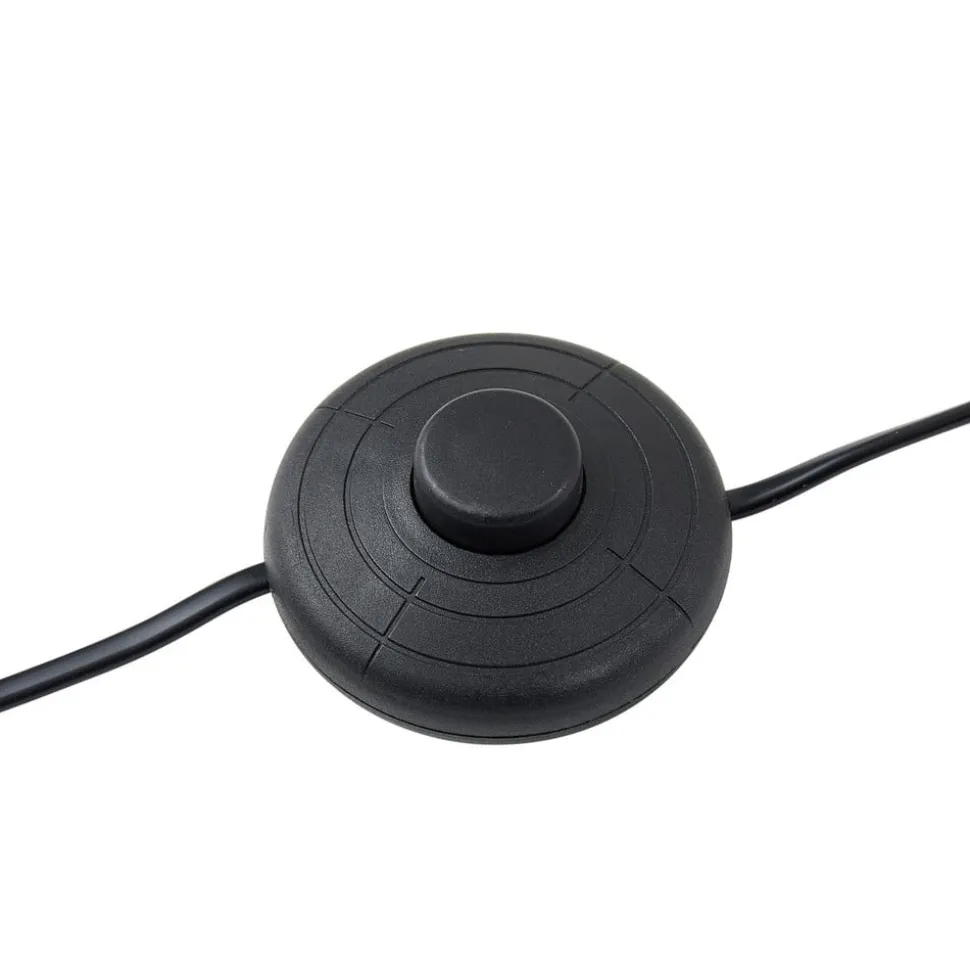 Lindby LED vloerlamp Spiraali, grijs, hout, hoogte 133 cm