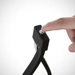 Lindby LED vloerlamp Welina, zwart, 150 cm, dimbaar