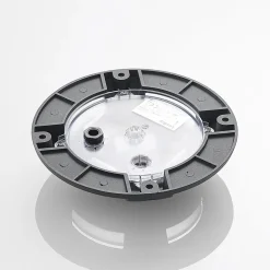 Lindby LED vloerspot Cormac, 4-lamps, Ø 21 cm, IP67