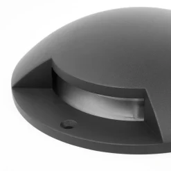 Lindby LED vloerspot Cormac, 1-lamp, Ø 21 cm, IP67