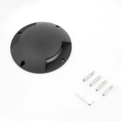 Lindby LED vloerspot Cormac, 2-lamps, Ø 21 cm, IP67