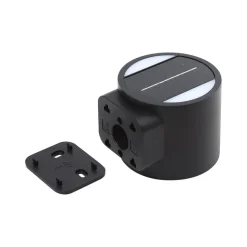 Lindby LED wandlamp Amren, zwart, ABS, sensor