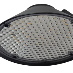 Lindby LED wandlamp Capelo, zwart, aluminium, Ø20cm