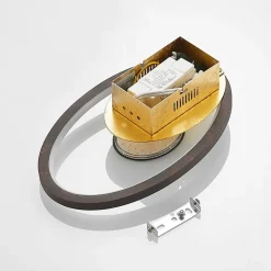 Lindby LED wandlamp Feival, 29 cm, roest/goud, metaal