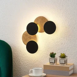 Lindby LED wandlamp Grazyna, 52 cm, 5-lamps, verstelbaar