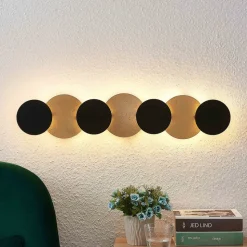 Lindby LED wandlamp Grazyna, 72 cm, 7-lamps, verstelbaar