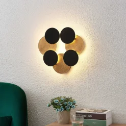 Lindby LED wandlamp Grazyna, 72 cm, 7-lamps, verstelbaar