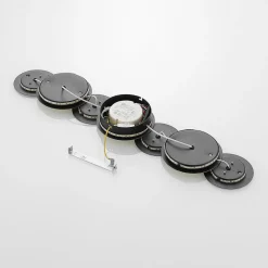 Lindby LED wandlamp Grazyna, 72 cm, 7-lamps, verstelbaar