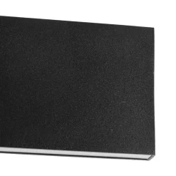 Lindby LED wandlamp Ignazia, 28cm, zwart, metaal, omhoog/omlaag