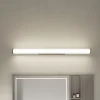 Lindby LED wandlamp Kirka, zwart, metaal, IP44, 90cm, CCT