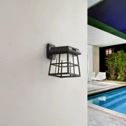 Lindby LED wandlamp Latarka, hoogte 24 cm, sensor