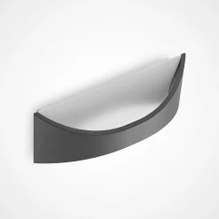 Lindby LED wandlamp Mathea, 30 cm, antraciet, aluminium, IP65