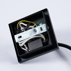 Lindby LED wandlamp Mayar, 2st, zwart, leeslamp, 11 cm