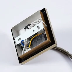 Lindby LED wandlamp Mayar, messing, metaal, leeslamp, 11cm