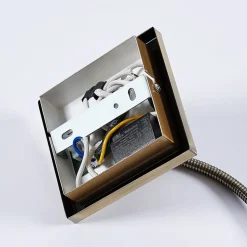 Lindby LED wandlamp Mayar, 2, messing, leeslamp, 11 cm