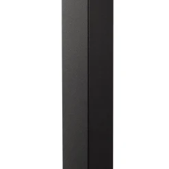 Lindby LED wandlamp Neano, 120cm, zwart, metaal, IP54