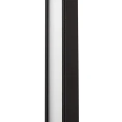 Lindby LED wandlamp Neano, 120cm, zwart, metaal, IP54