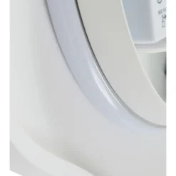 Lindby LED wandlamp Nielson, wit, gips, 30 x 30 cm