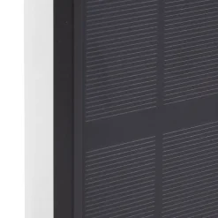 Lindby LED wandlamp op zonne-energie Laarni, dimbaar, IP54, zwart