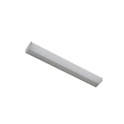 Lindby LED wandlamp Philippa, hoekig, 59 cm, aluminiumkleurig, IP44