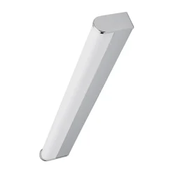 Lindby LED wandlamp Philippa, afgerond, 58cm, chroom, IP44