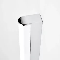 Lindby LED wandlamp Philippa, afgerond, 58cm, chroom, IP44