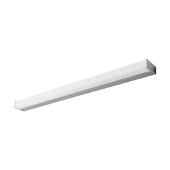 Lindby LED wandlamp Philippa, hoekig, 89 cm, chroom, IP44