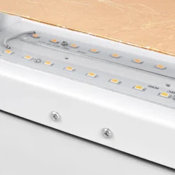 Lindby LED wandlamp Quentin, 23cm breed, goudkleurig, metaal