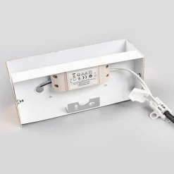 Lindby LED wandlamp Quentin, 23cm breed, goudkleurig, metaal