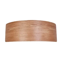 Lindby LED wandlamp Rafailia, breedte 33cm, hout, 3.000K