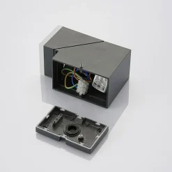 Lindby LED wandlamp Sally, 15 cm, antraciet, IP54