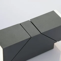 Lindby LED wandlamp Sally, 22cm, antraciet, IP54