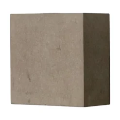 Lindby LED wandlamp Yva, grijs, beton, 13 x 13 cm, omhoog/omlaag