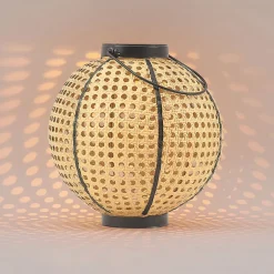 Lindby Lemark LED-lantaarn op zonne-energie, wereldbol, draagbaar