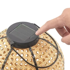 Lindby Lemark LED-lantaarn op zonne-energie, wereldbol, draagbaar