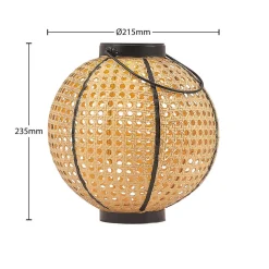 Lindby Lemark LED-lantaarn op zonne-energie, wereldbol, draagbaar