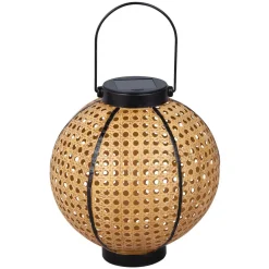 Lindby Lemark LED-lantaarn op zonne-energie, wereldbol, draagbaar