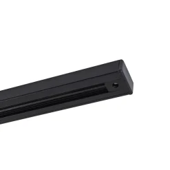 Lindby Linaro stroomrail, 2 m, zwart, 1-fase railsysteem