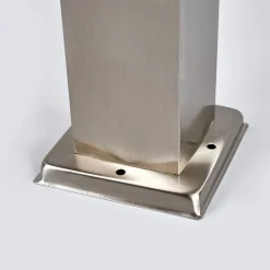 Lindby Lorian sokkellamp, 45 cm, roestvrij staal, IP44, E27