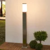 Lindby Lorian tuinpadverlichting, 100 cm, roestvrij staal, IP44, E27