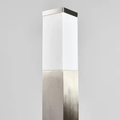 Lindby Lorian tuinpadverlichting, 100 cm, roestvrij staal, IP44, E27